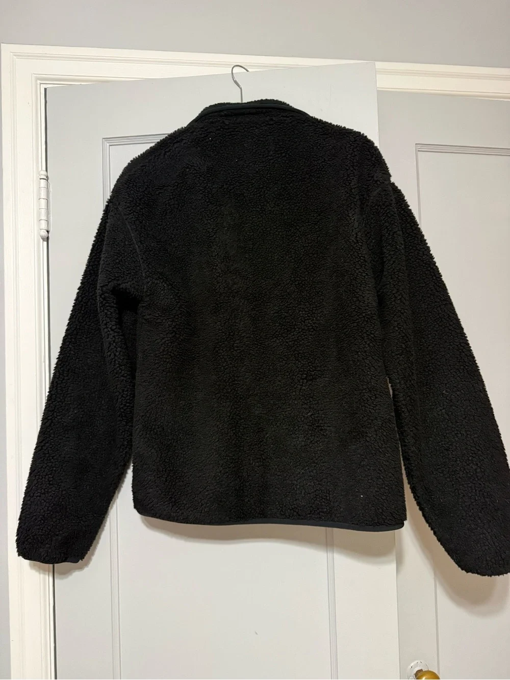 Jordan Men's Black Sherpa Zip-Up Jacket